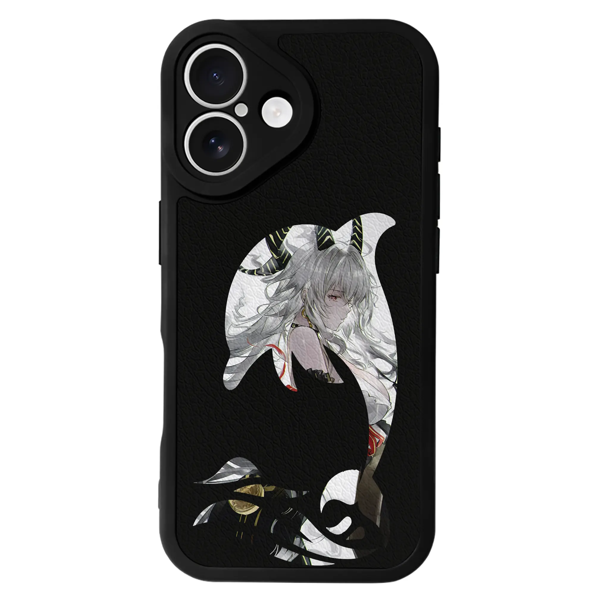 鳴潮 グッズ ザンニー - IPhone 16シリーズ対応 ・ シリコンスマホケース ・ レザー調 ・ 高精度フィット ・ 耐衝撃 ・ ワイヤレス充電対応 ・ 精密カット